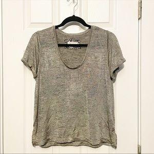 Shiny Oversized Space-dyed Anthropologie Tee 🪶